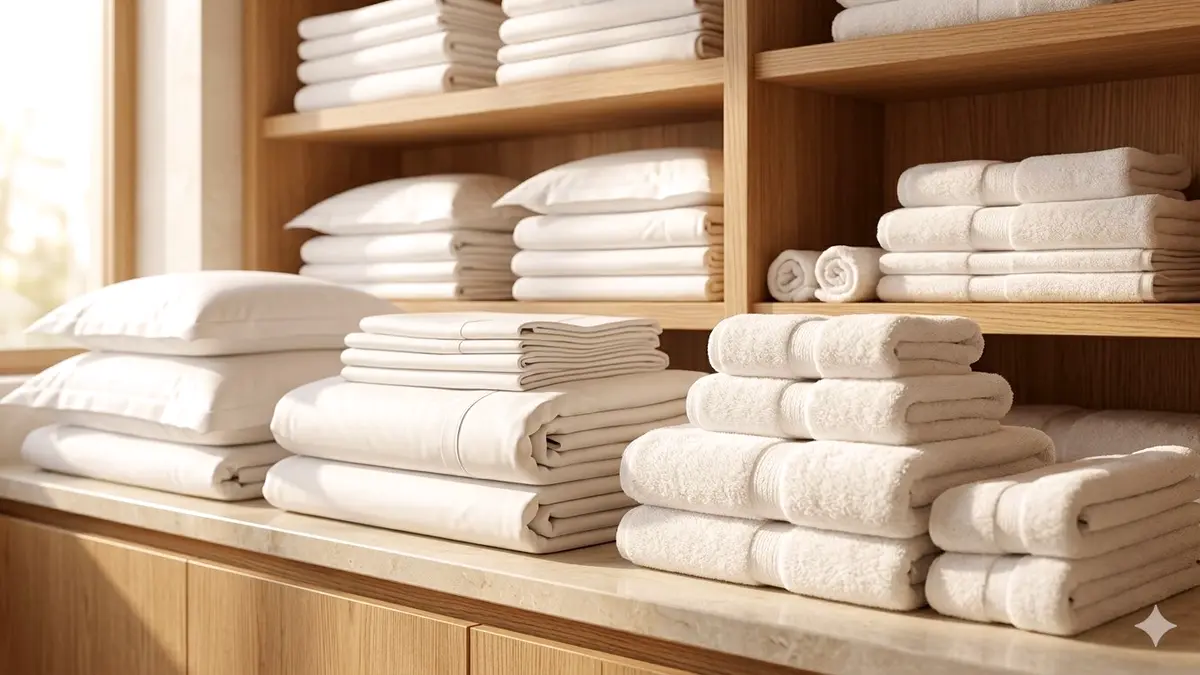 Linge propre et organisé pour location courte durée Martigues